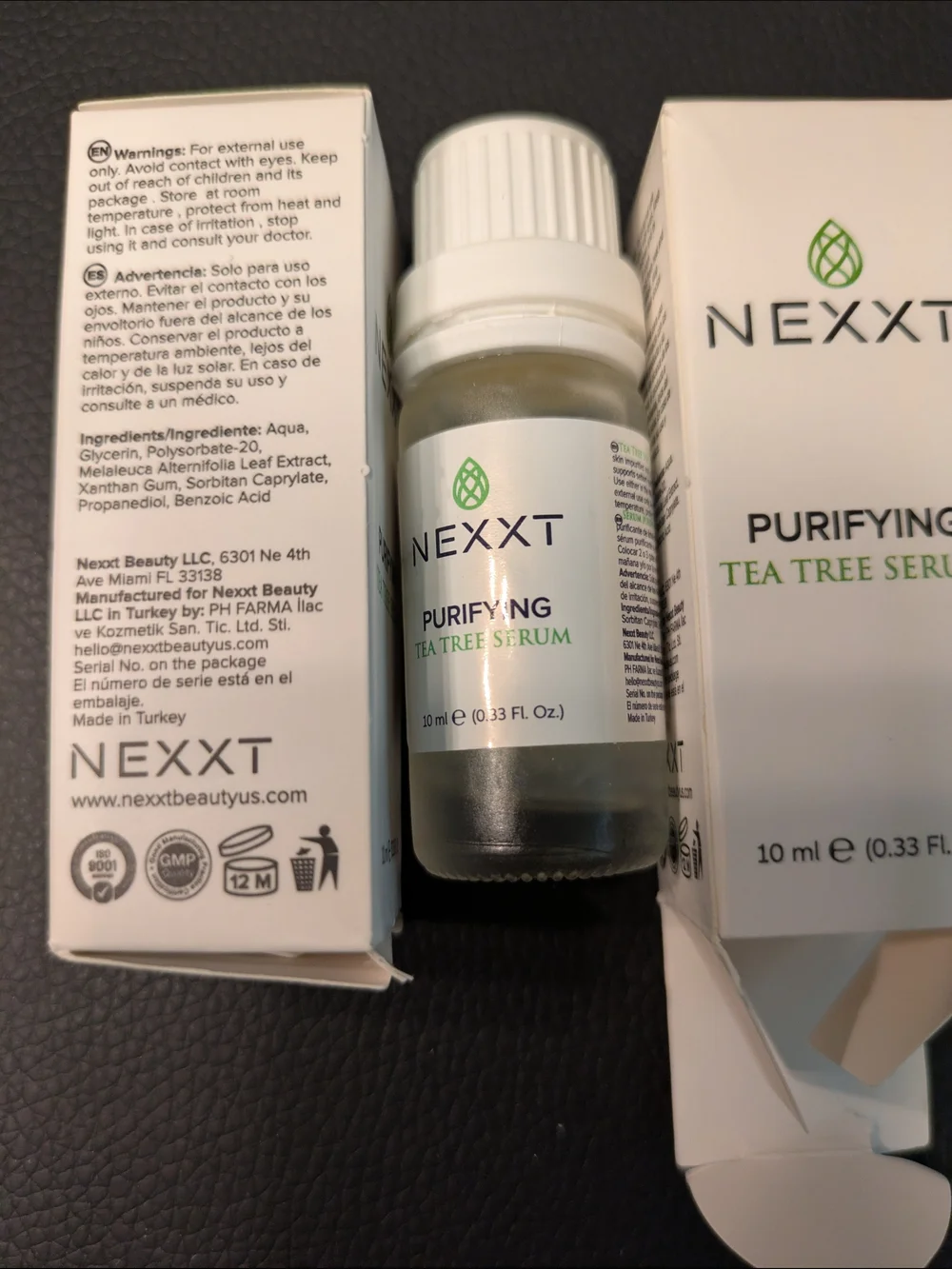 Nexxt Purifying Tea Tree Serum - White & Green - Set Of 2